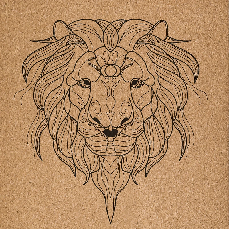 
Wholesale High Quality Bird Pattern Organic Cork Natural Rubber Yoga Mat Manufacturer 