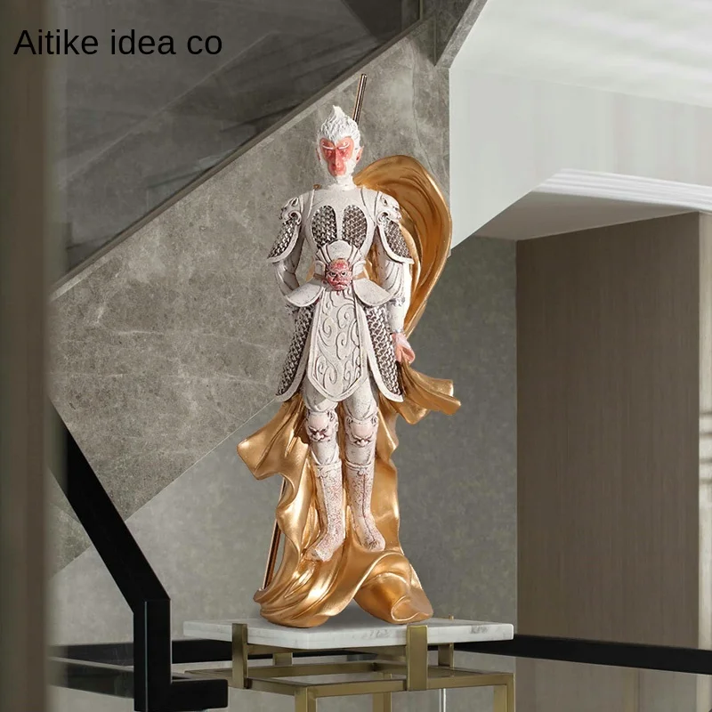 
Triumph over the Buddha The Monkey King: Quest for the Sutra Decoration Crafts Creative Living Room Hallway Office Decorations 