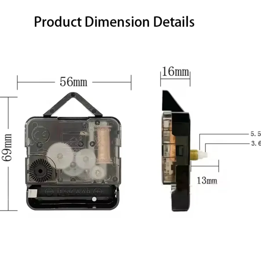 2188 scanning seconds with hook movement wholesale watch accessories mute mechanism with pointer
