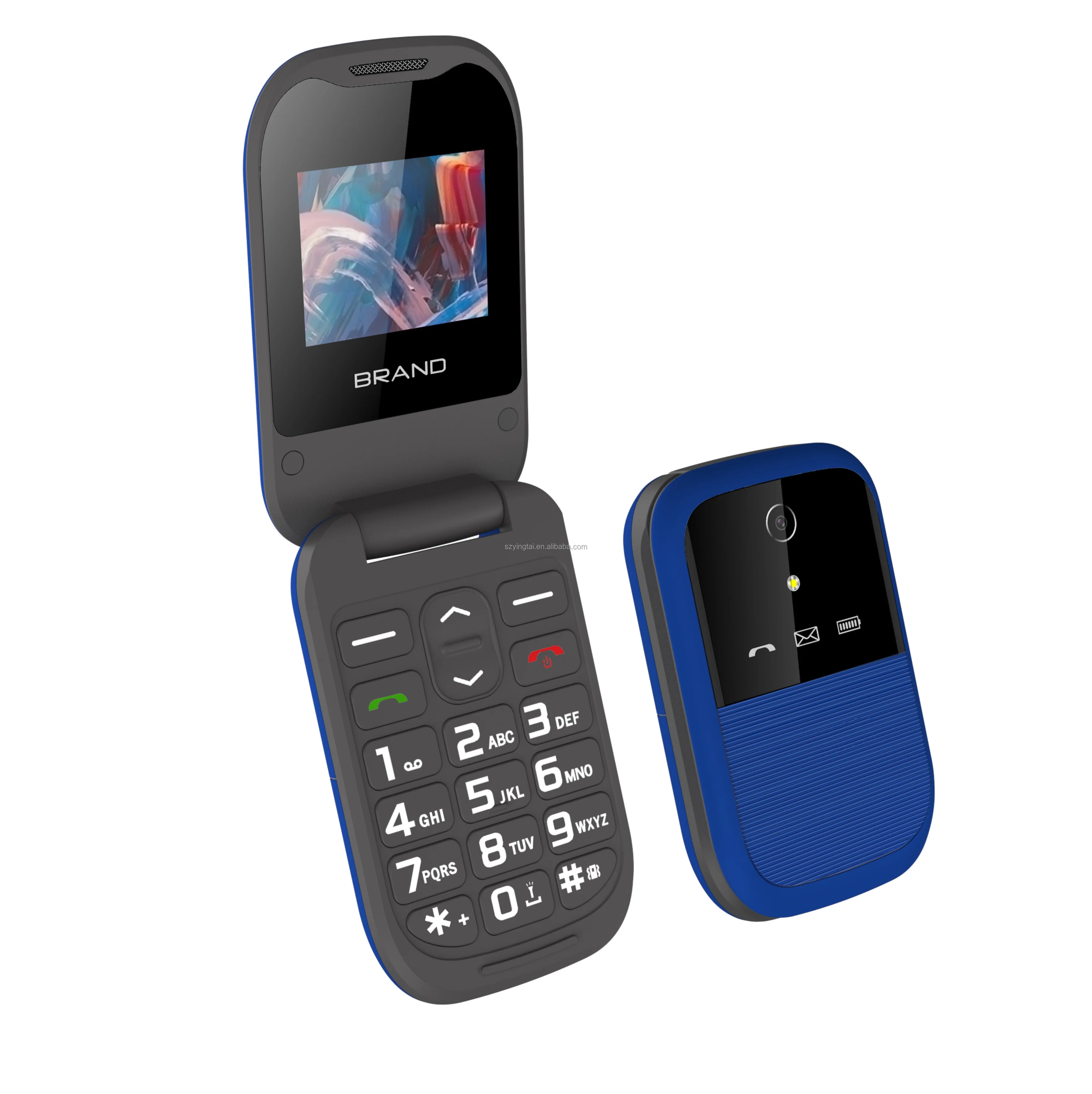 YING TAI 1.77 inch mini size flip mobile phone 4g unlocked dual sim support