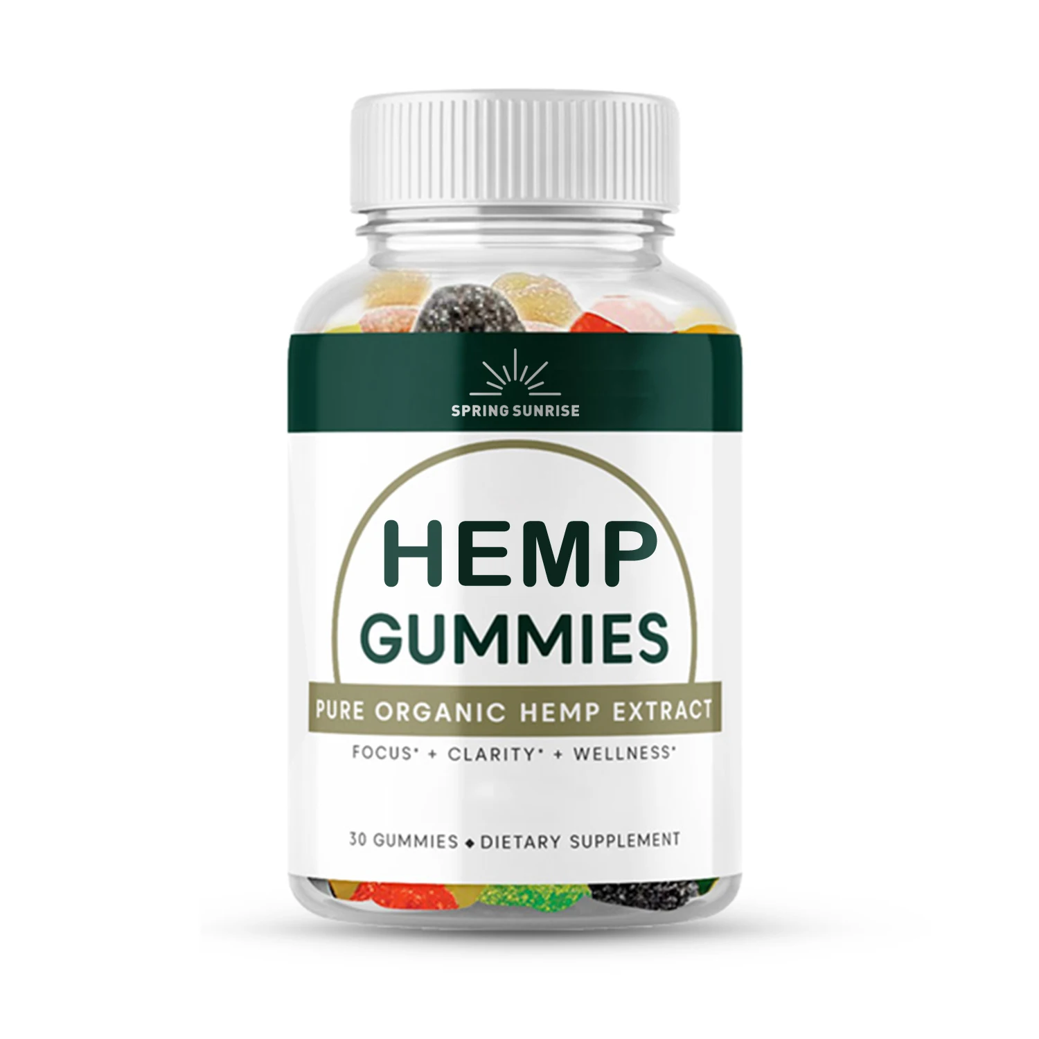 100% Pure Hemp Oil with Hemp Gummies 30 Capsules Advanced Formula Rejuvenation