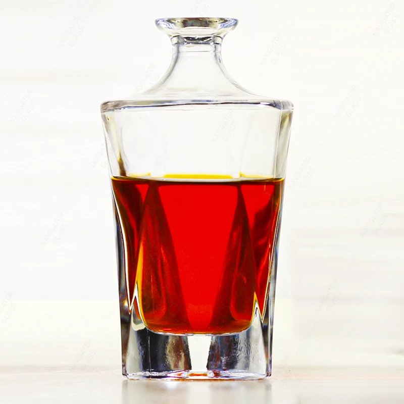 Upscale gin vodka rum brandy glass bottle unique new design 275ml 200ml  custom wine bottles