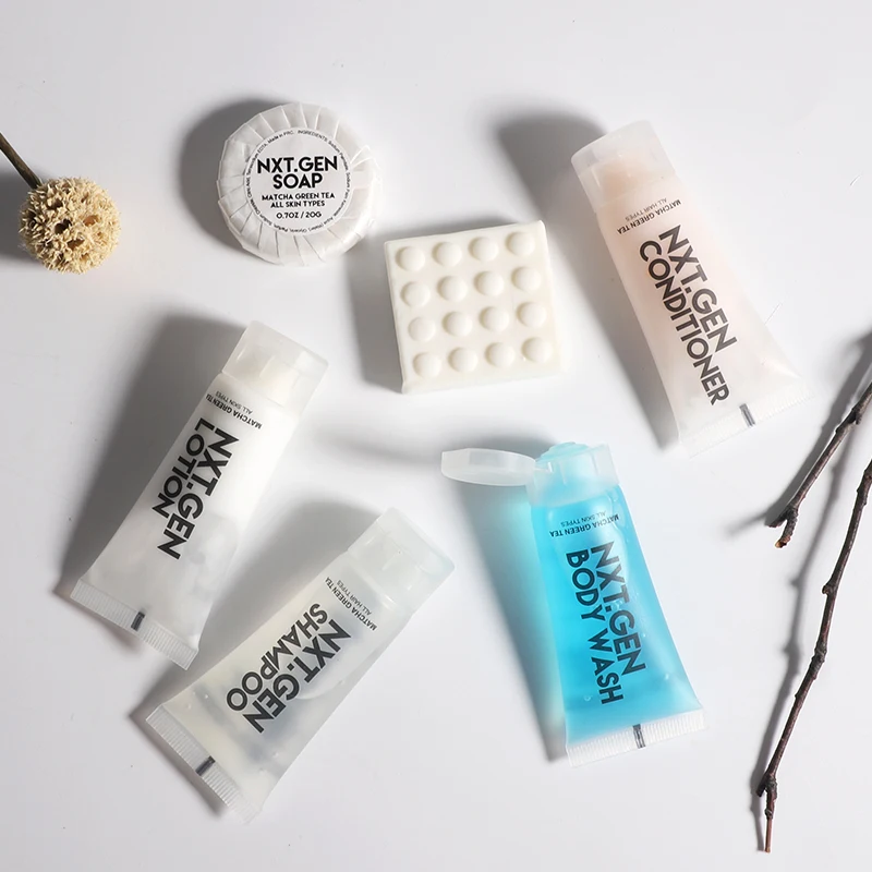 Hotel Shower Gel Shampoo Packaging Pe Soft Tube Mini Shampoo and Conditioner For Hotels