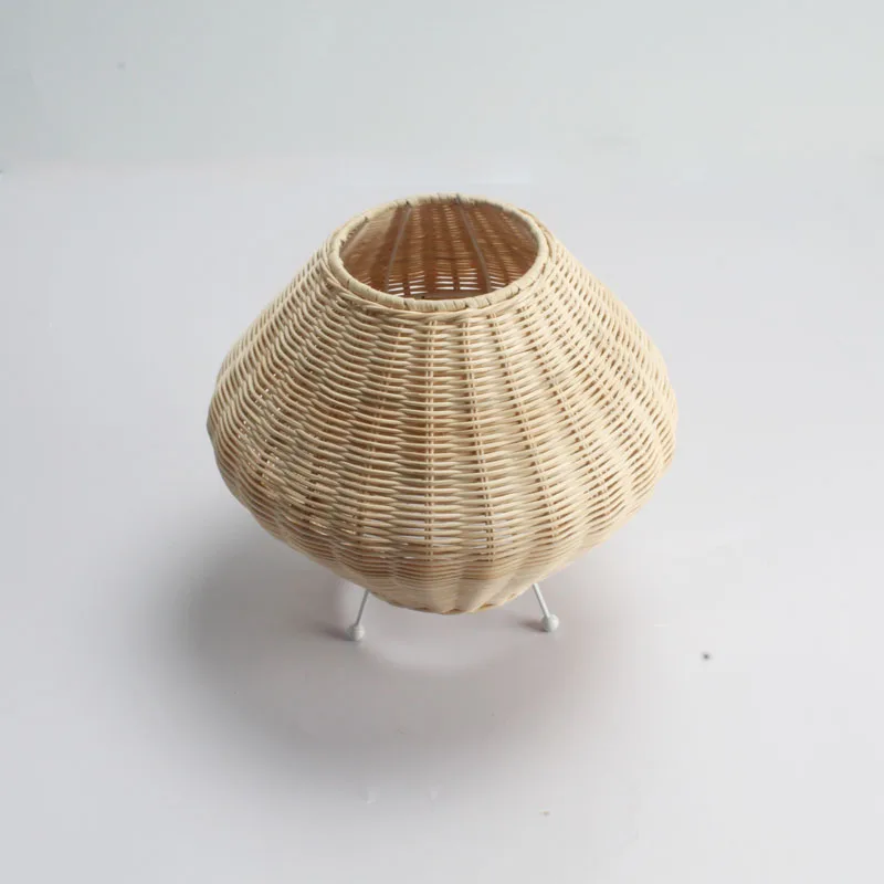 handmade material  bamboo lampshade   Home decor wicker   antique Chinese lamp shade for table lamp led light housing