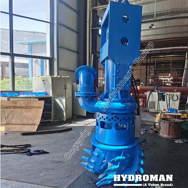 Hydroman Hydraulic Dredge Sand Gravel Pump with Head Cutter