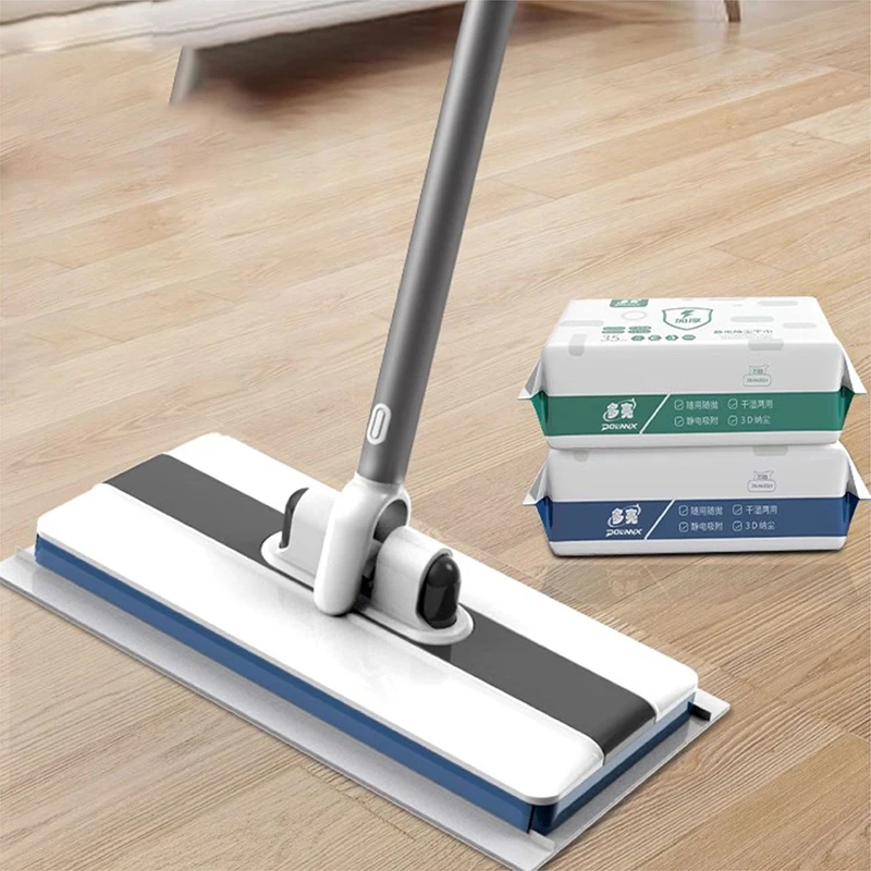 Factory Hand Free Mops Clip Design Cleaning Floor Disposable Non Woven Cleaning Wiper