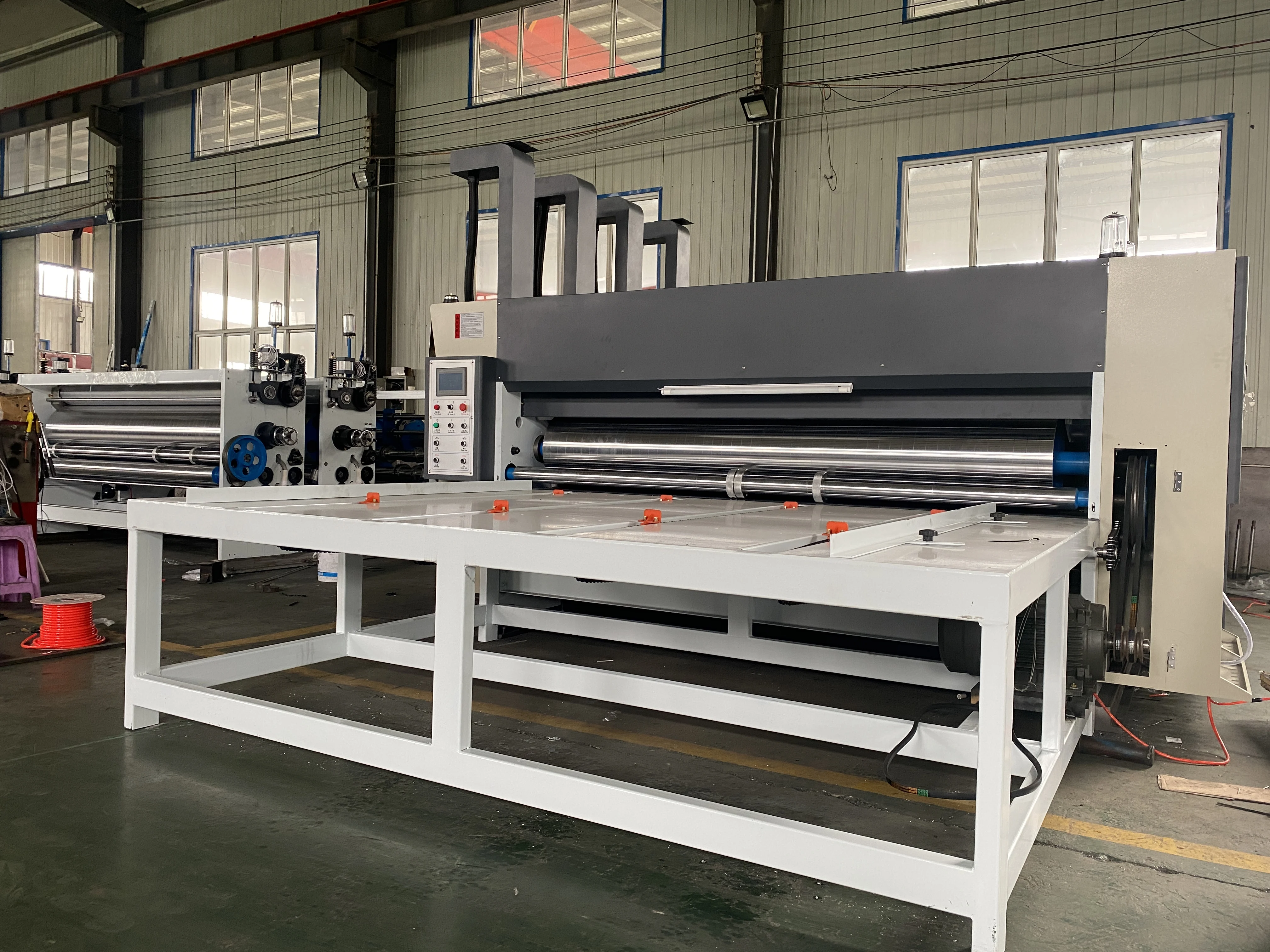 Chain Type Feeder,Semi Automatic Corrugated Carton Box Printer Slotter Die Cutter Manufacturer
