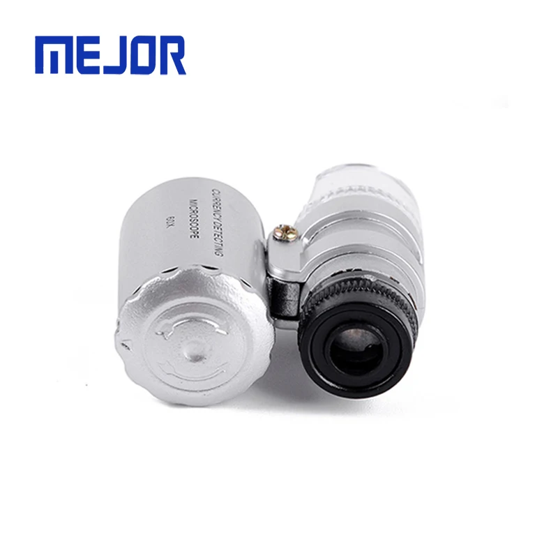Jewelry Magnifier Tool Tester LED detection Testing Diamond Selector 60X mini detecting microscope