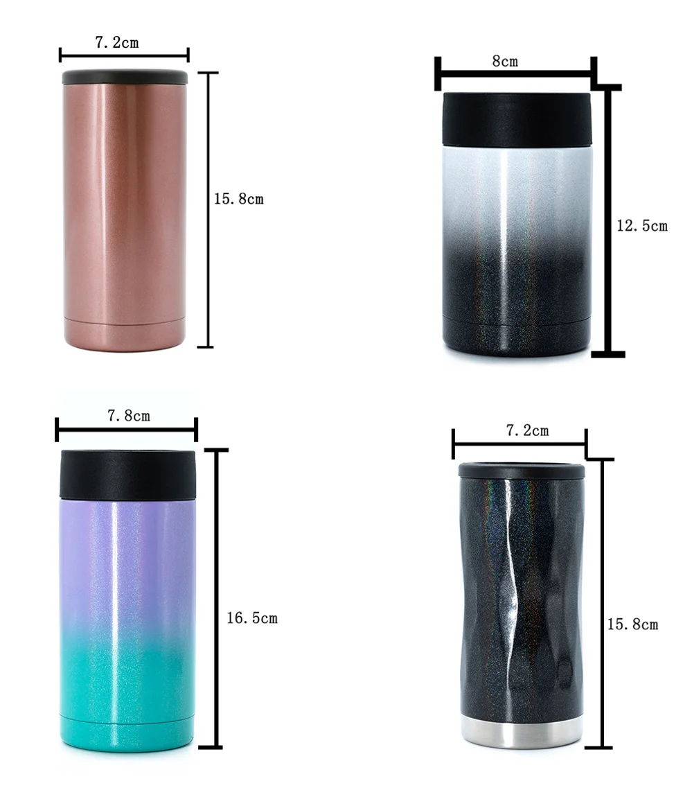 Hot Sale Sublimation 12oz 16 oz Stainless Steel Yeticool Beer Can Cooler Tumbler