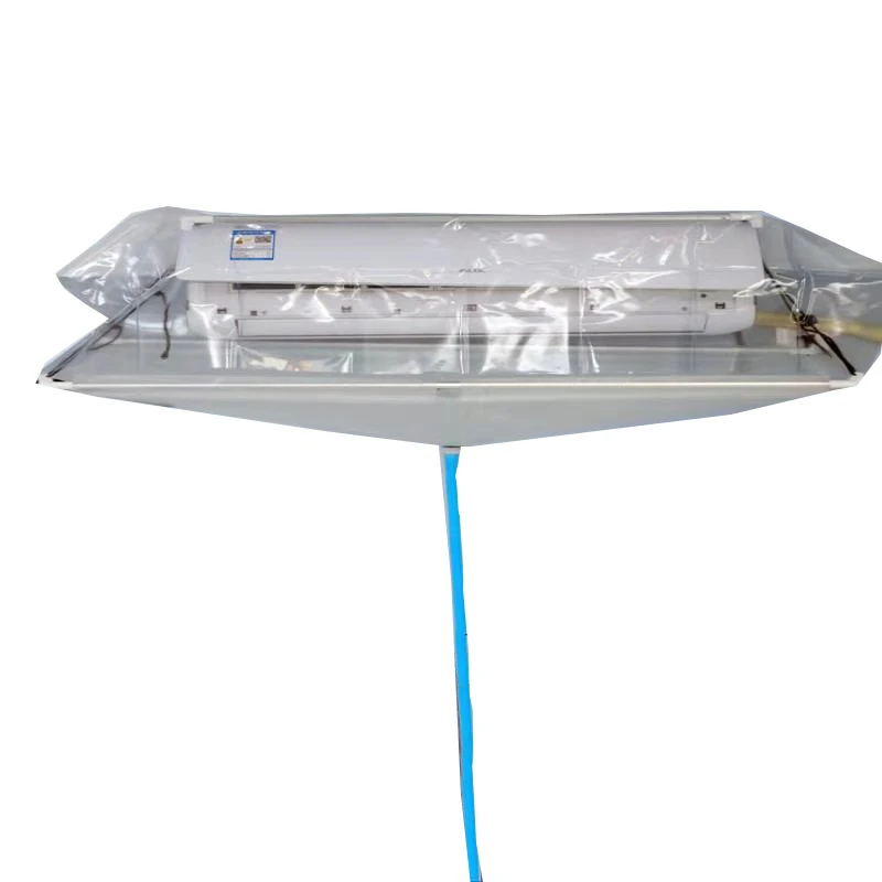 High quality transparent air conditioner cleaning cover