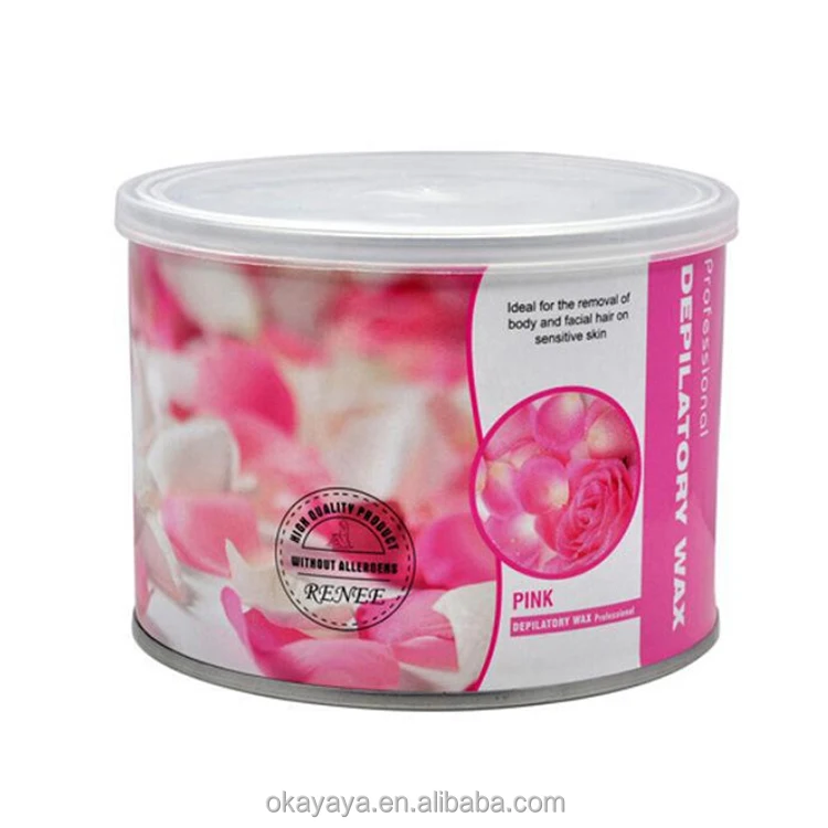 All Natural 400g Canned Depilatory Wax  Soft Wax For Hand Arms Hair Removal At Home Salon