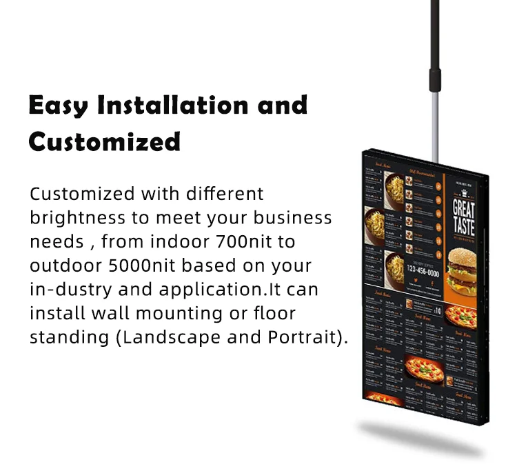 window facing display