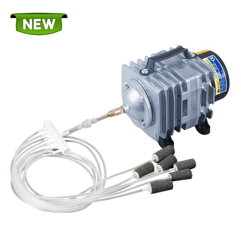 2023 Hot Selling 45w Mini Multifunction Oxygen Pump Aquarium Air Compressor For Fish Koi Tank Aeration