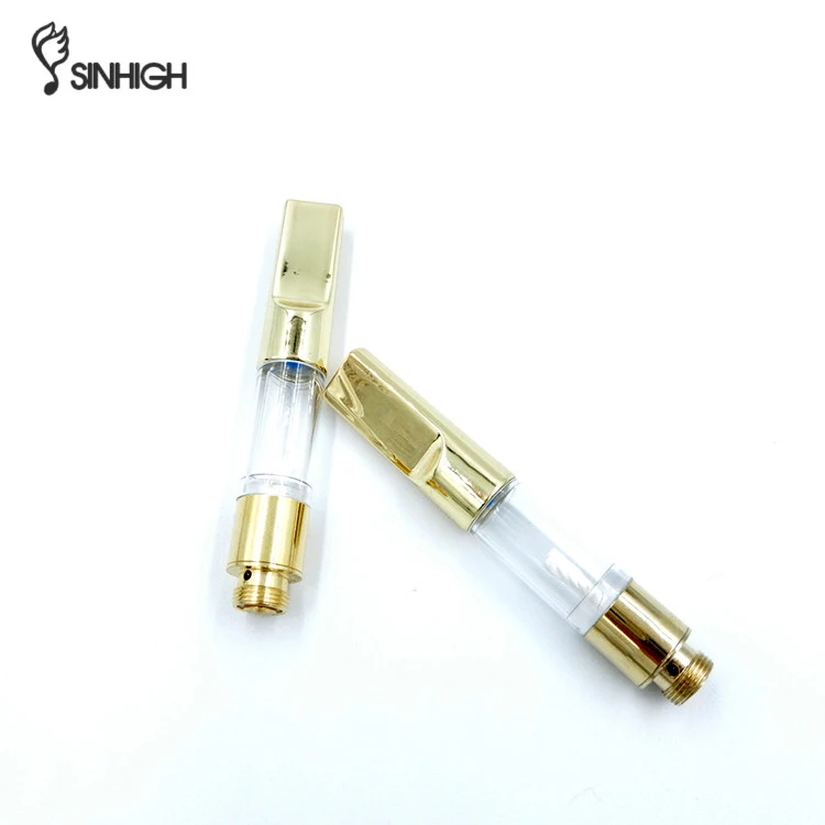 2019 Hot Selling E Cigarettes Cotton Coil 0.5ml Vape Cartridge metal Tip E Cigarette  From Sinhigh
