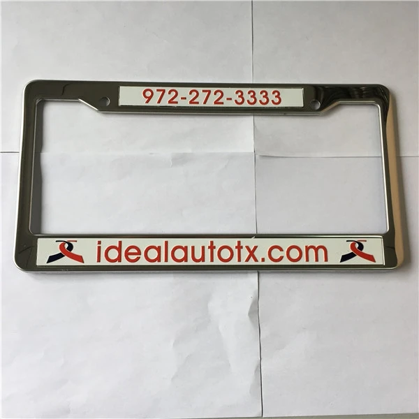 Индивидуальная рамка американского номерного знака из нержавеющей стали