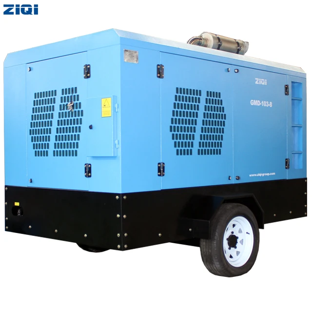 8bar portable diesel  air compressor high quality