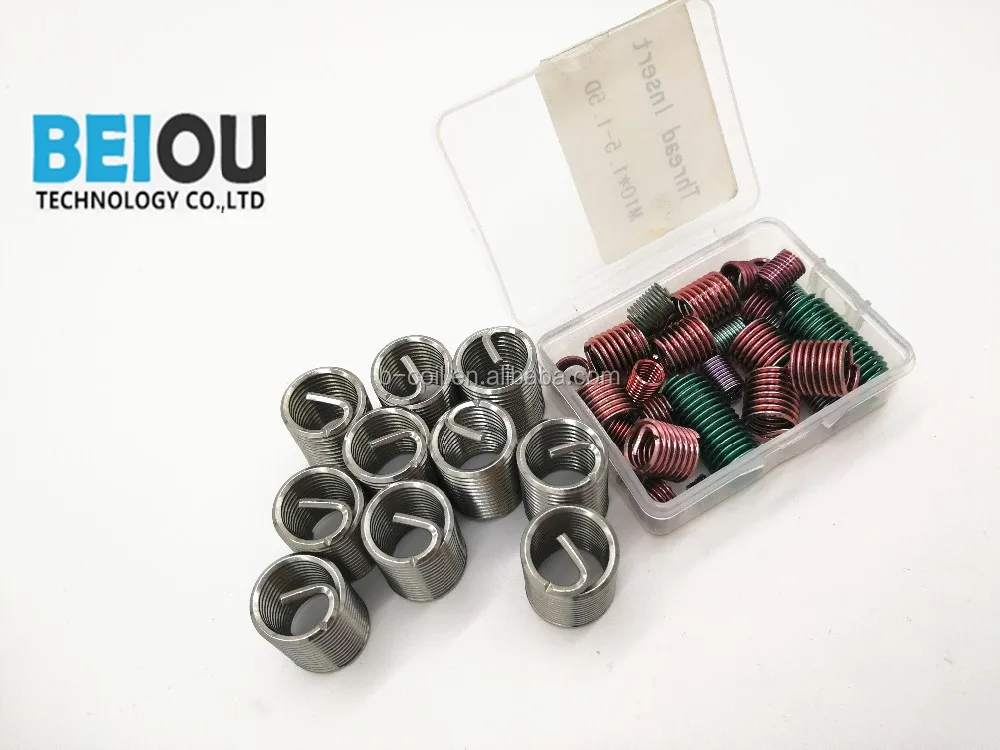 M2*0.4 New Product Professional 1/4-28UNF wire thread insert threading insert with NITRONIC 60 material wire thread insert