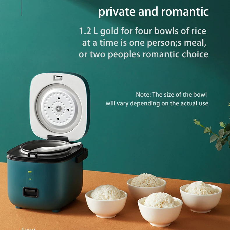 New OEM Smart Rice Cooker 1.2L Mini Automatic Low Sugar Rice Cooker Slow Cooker Stew pot With Keep Warm Function