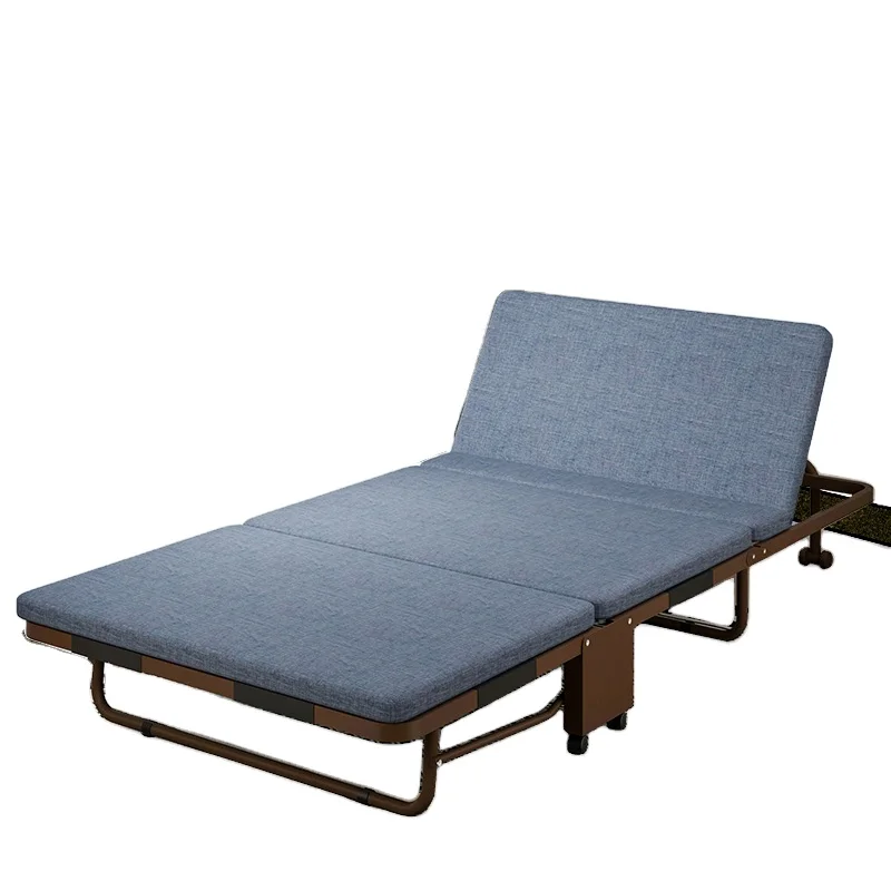 Light luxury style home office hotel folding steel frame sofa wall bed for sleeping