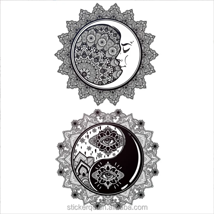 original design Wholesale High Quality Realistic Zoon Tattoo sticker Literature and art  Butterfly Tiger Star tattoo stickers