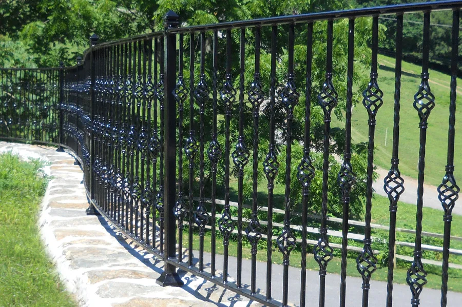 High Quality Cheap Wrought Iron Fence Panel Cast Iron Garden Fences Iron Fence