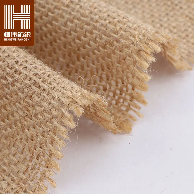 Производство ткани 100% натуральный джутовый материал Hessian диван Джутовая Ткань