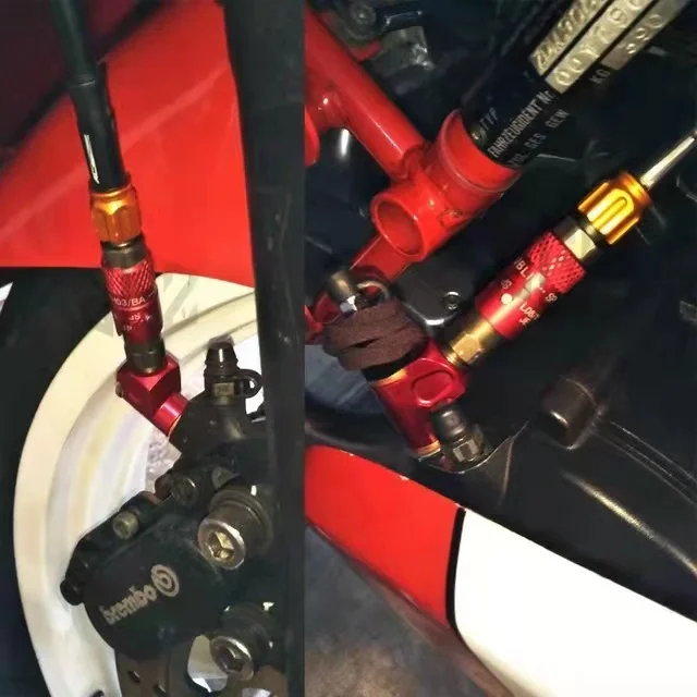 Motorcycle Universal Front Brake Caliper Quick Removal Cover Brake Line Disassembly Replacement Guard