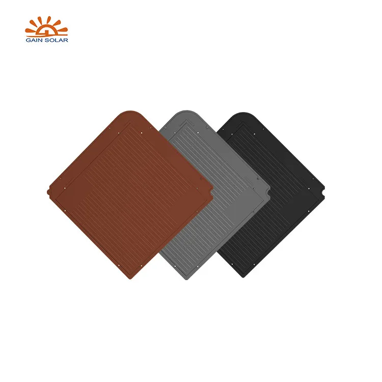 Electricity Generation System Solar Roof Tiles 25 years Warranty Solar Panel Tile for Roofs