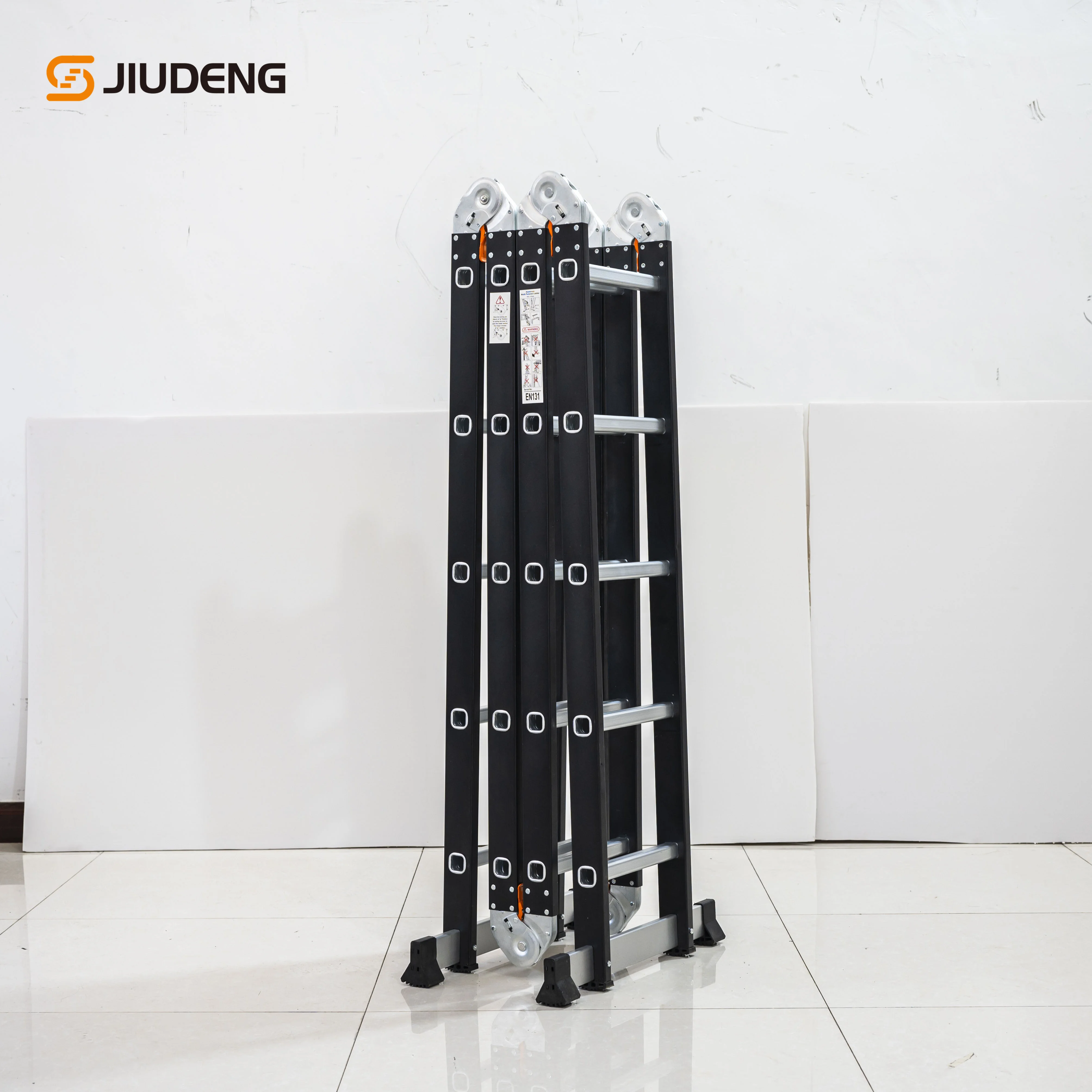 Multi position carbest folding construction warehouse folding stairs ladder