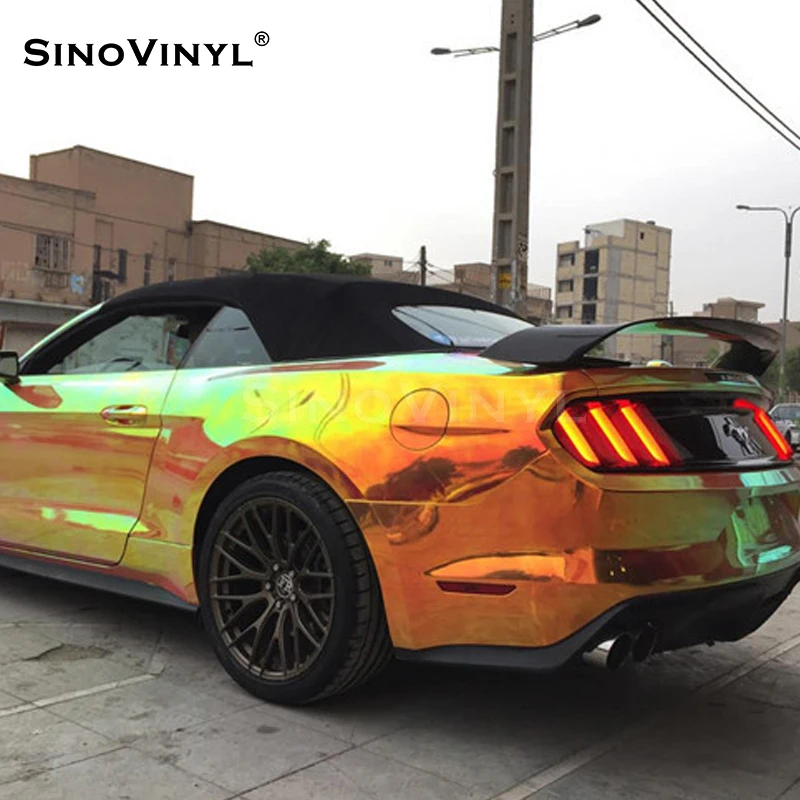 Chrome Rainbow Holographic Laser Full Body Auto Wrapping Film Car Vinyl Wrap