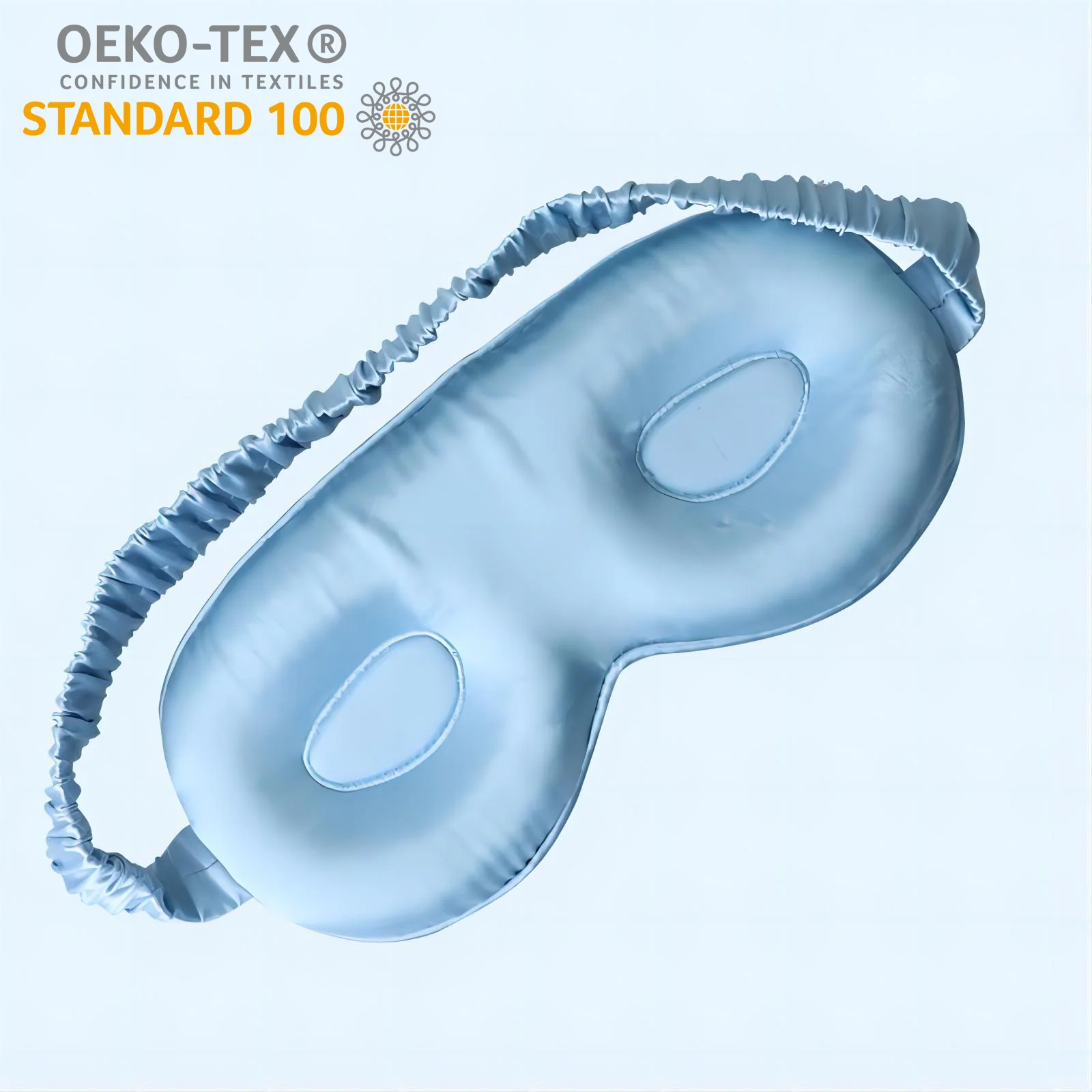 OEKO TEX-100 Silk 3D Eye Mask Soft Reusable Sleeping 19mm Silk Eye Mask For Travel
