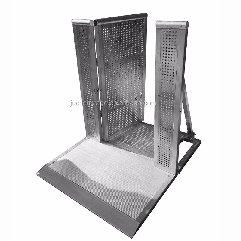 Стальные портативные квадратные алюминиевые баррикады для сцены борьбы с толпой на продажу