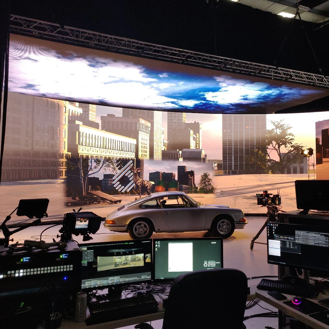 Movie Studio led Wall 7680hz Virtual Production Led Screen Indoor Stage Rental  Led Panel Matrix Display for VR XR studio VFX