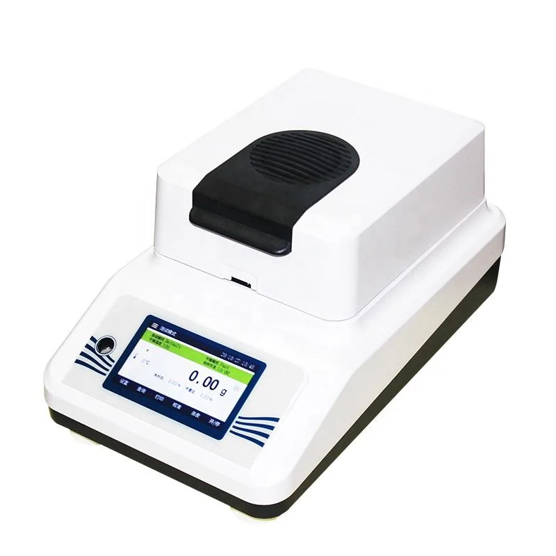 Touch screen paddy rice textile hazelnuts sawdust plant corn coffee bean dry fruit flour tobacco wood grain moisture meter