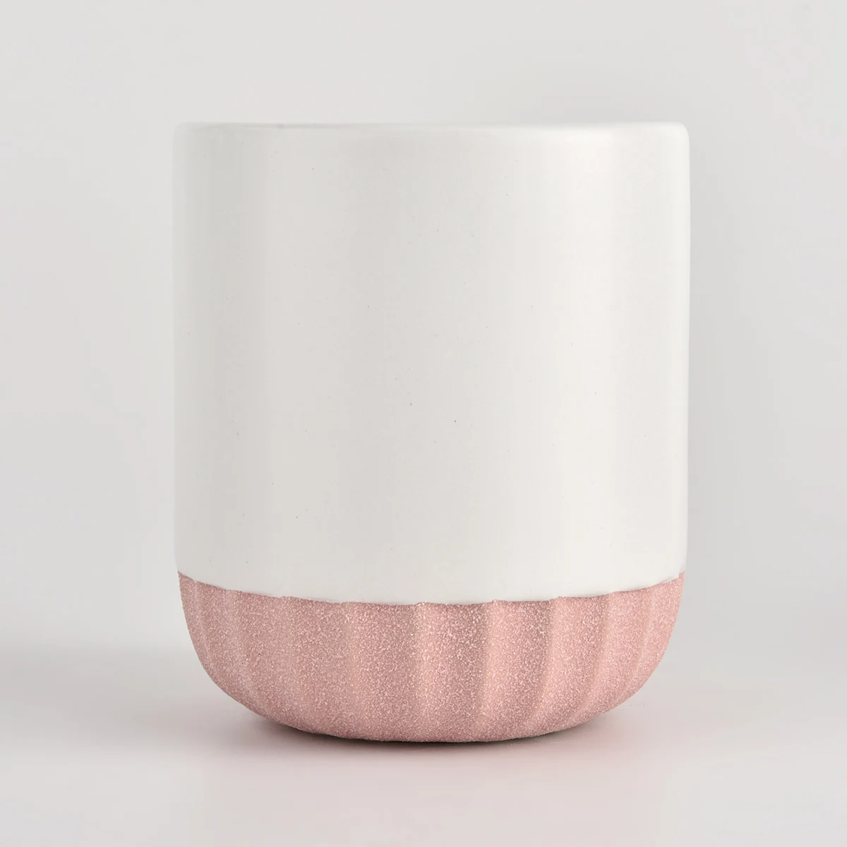 Simple scented candle cup container soy wax vessels fragrance decoration ceramic candle jar