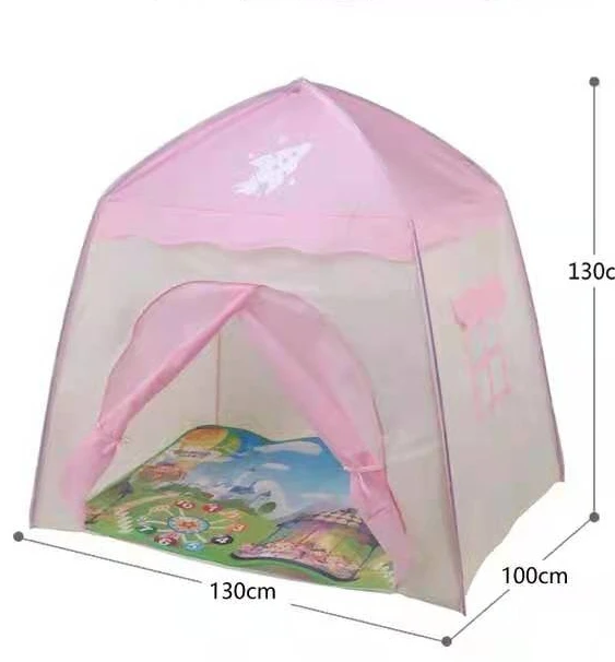 Kids Folding Fence Baby Playpen with Slide Swing Toys Play Yard Safety Plastic Indoor High Quality Children Pink Green White Set