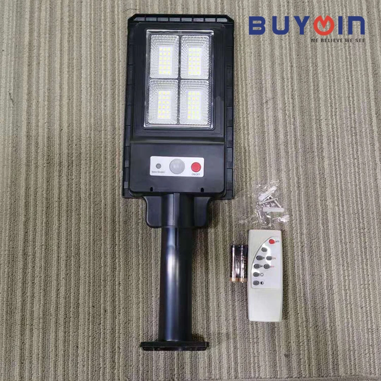Factory Outdoor IP65 Waterproof Solar Light Dusk to Dawn Security Light for Yard, Garden, Street 180W 2000 lumen Solar Street Li