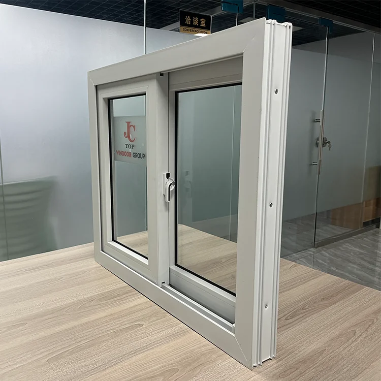 High Quality Interior Office Small Basement Pvc Profile Window And Door Upvc Sliding Windows