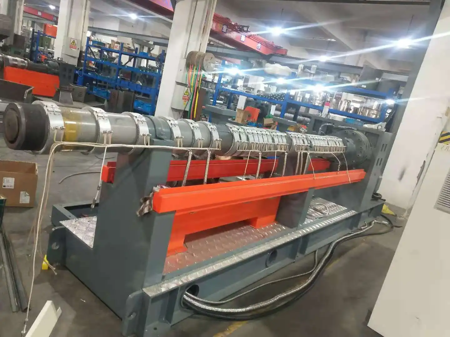 plastic film recycling extruder machine/film pelletizer machine/plastic granular extruder