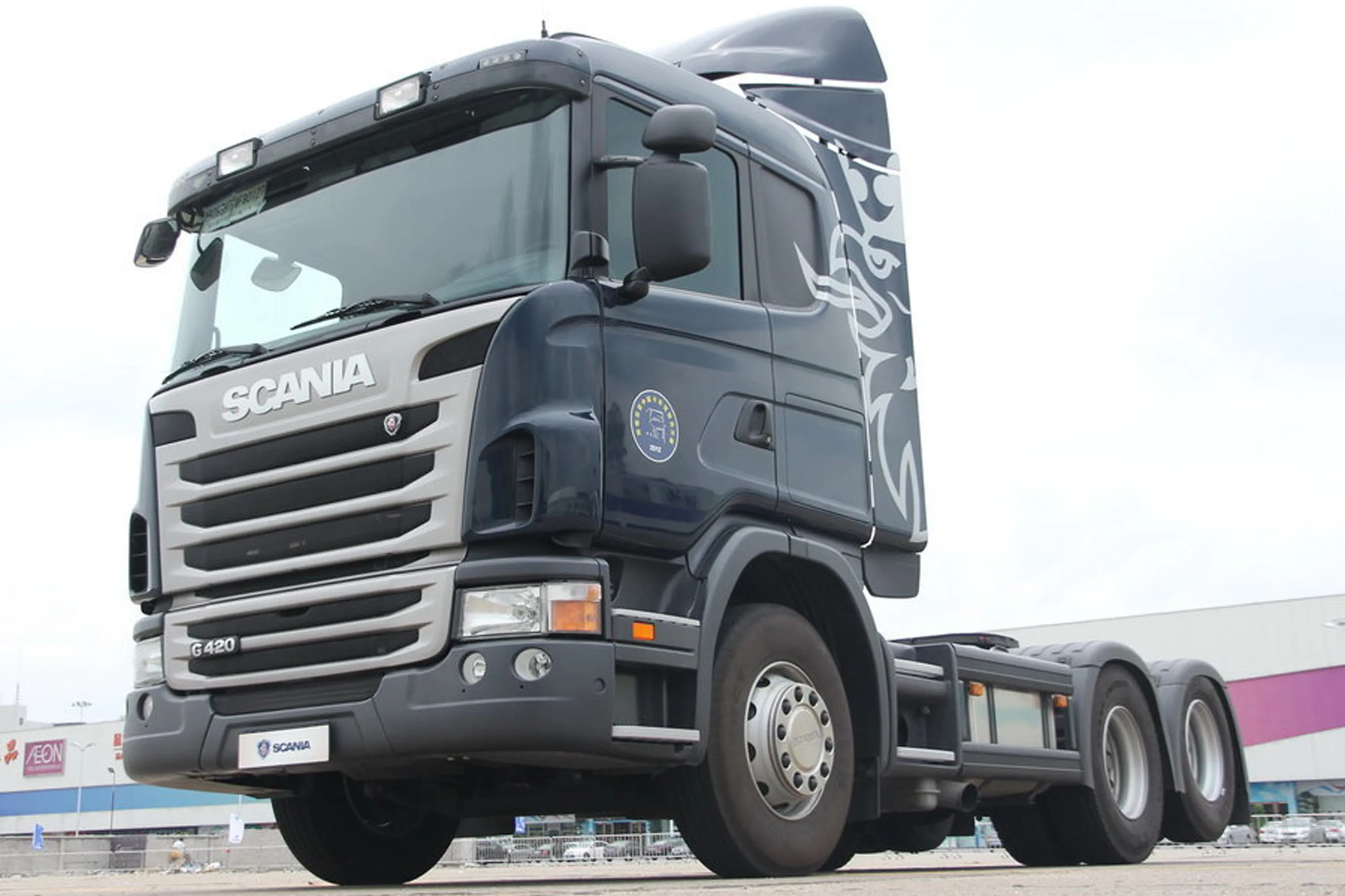  Горячая Распродажа низкая цена б/у трактор для грузовика scania G420 6x2R 10 дюймов специальный грузовик-контейнер