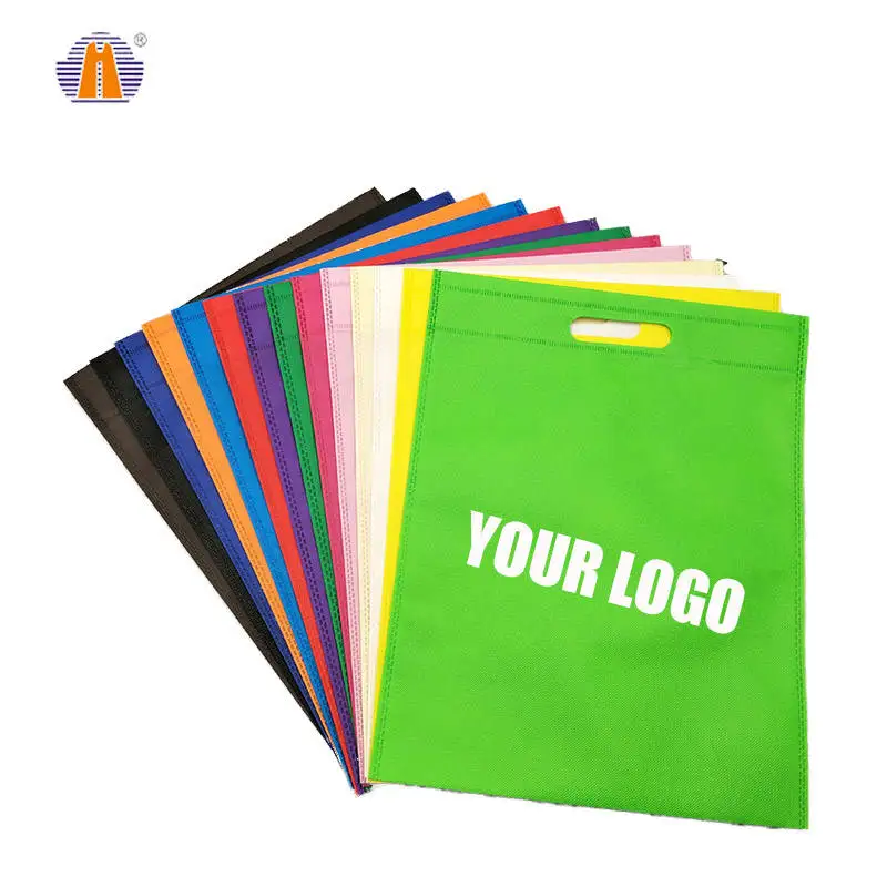 OEM/ODM eco friendly RPET non woven grocery tote fabric shopping bag custom laminated nonwoven