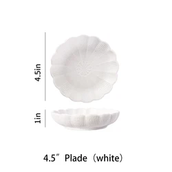 Ceramic Tableware Bowl Sets Black & White Nordic Dinnerware Restaurant Supplier, Porcelain Dish Plate, Ceramic Dinner Plate Dish