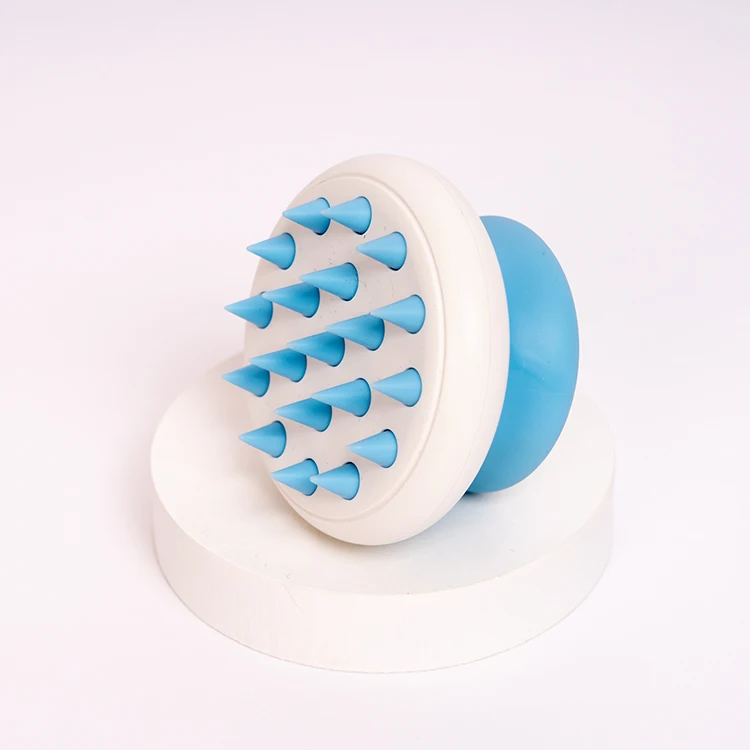 
Amazon Hot Sale Silicone Pet Bath Brush Pet Hair Remover Grooming Brush 