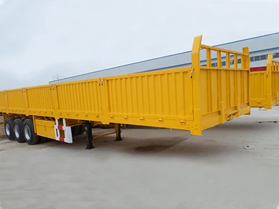 Высокое качество 40FT Фува 3 оси бортовой прицеп боковой стенки грузовой боковая стенка полуприцеп