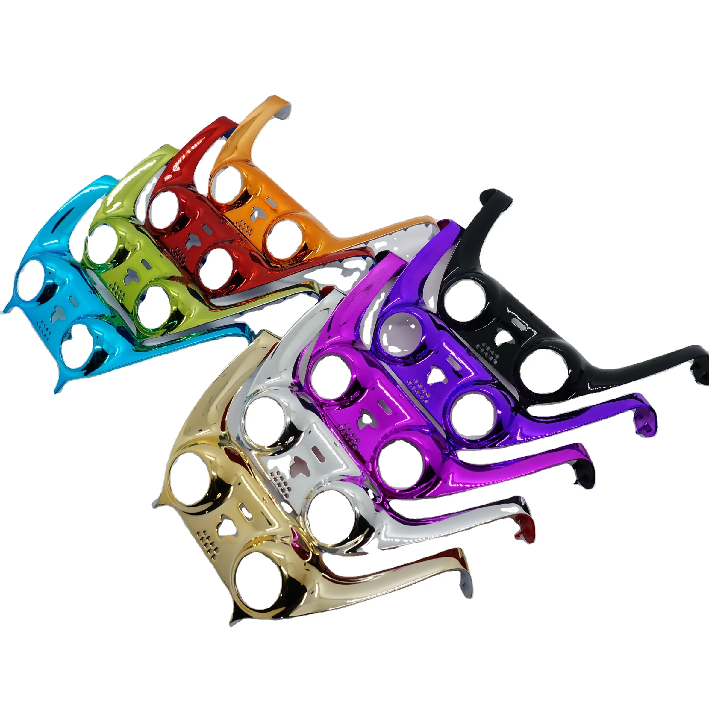 For Ps5 Game Controller Decorative Case Skin Replacement Repairing Shell Cover Faceplate Parts Accessory trim