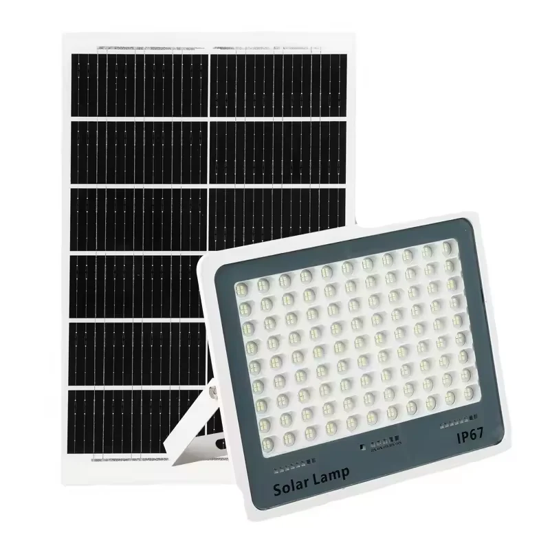 Waterproof Ip65 Outdoor Garden Indoor 50W 100W 150W 200W 300W Intelligent Solar LED Ceiling Light With Remote Control