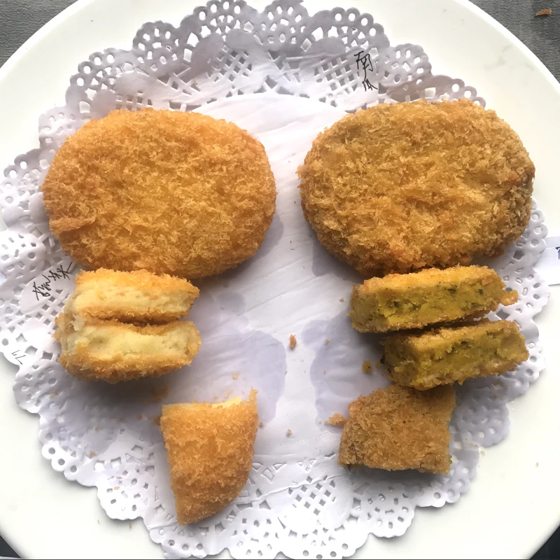 Good Quality Vegan Frozen Croquette Japanese Crispy Fried Potato Korokke Pastry