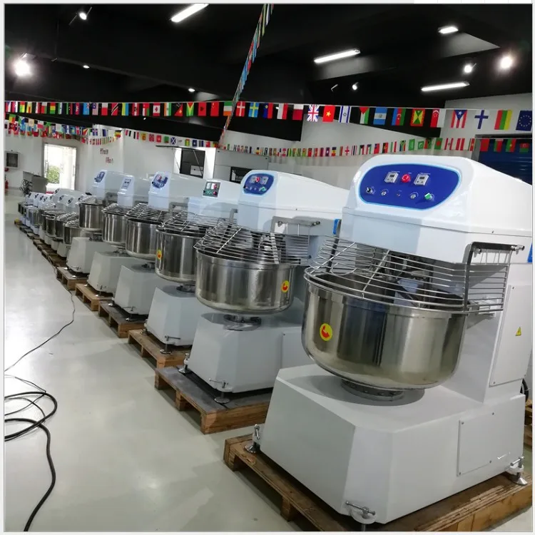 20kg 25kg 30kg 50kg 75kg 100kg 150kg 200kg Capacity Horizontal Industrial Flour Dough Mixer for Bakery Food Bread Pizza