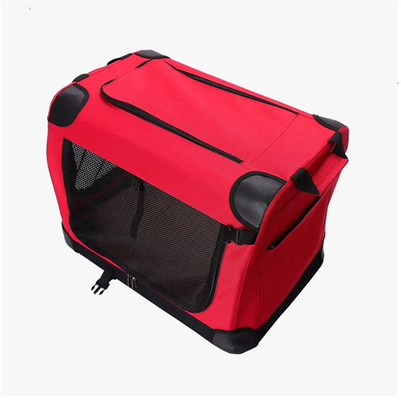 Hot Selling Wholesale Foldable Breathable Transport Portable Large Pet Dog Cat Travel Carrier Cage
