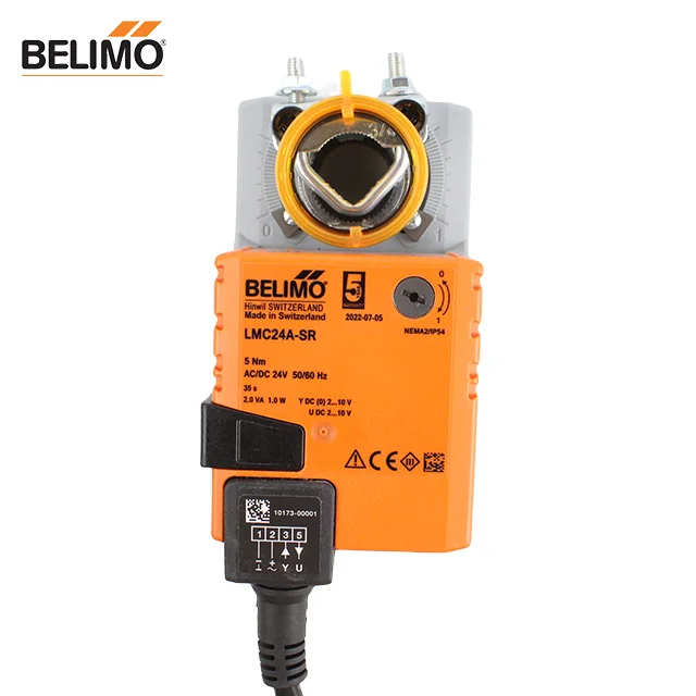 Belimo Swiss original  LMC24A-SR Fast running rotary actuator 5 Nm AC/DC 24 V 35 s IP54 HVAC & vent High qual CE In stock